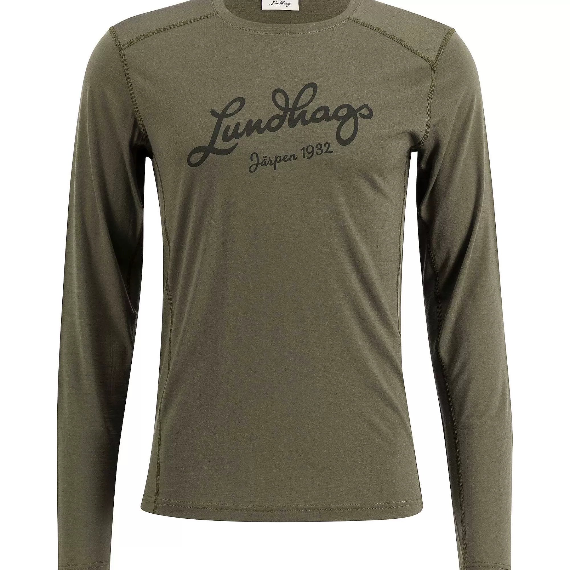Lundhags T-skjorter Og Topper>Fulu Merino Ull Langermet T-Skjørte Herre