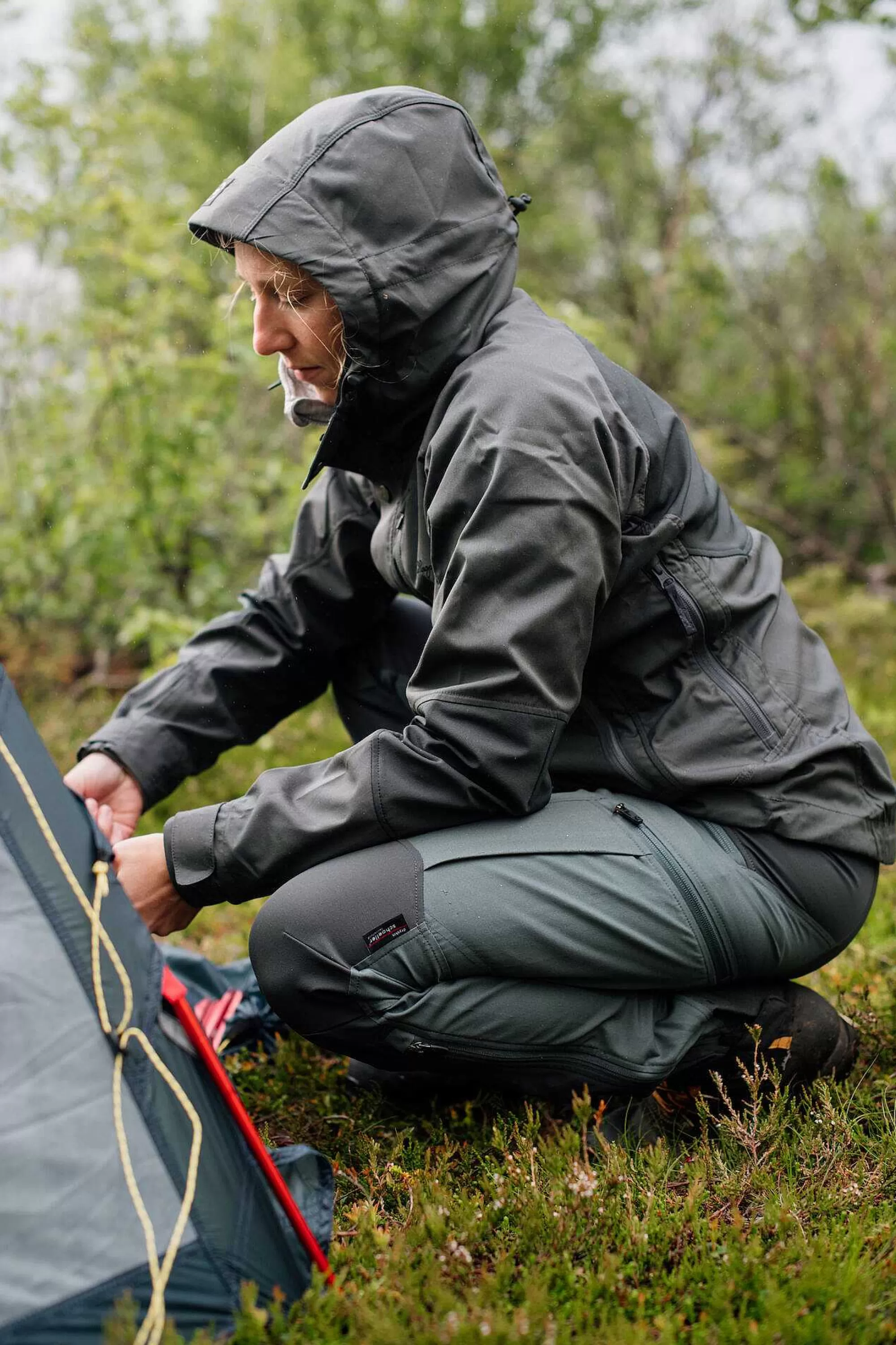 Lundhags Bukser Og Tights>Makke Stretch Hybrid Turbukse Dame