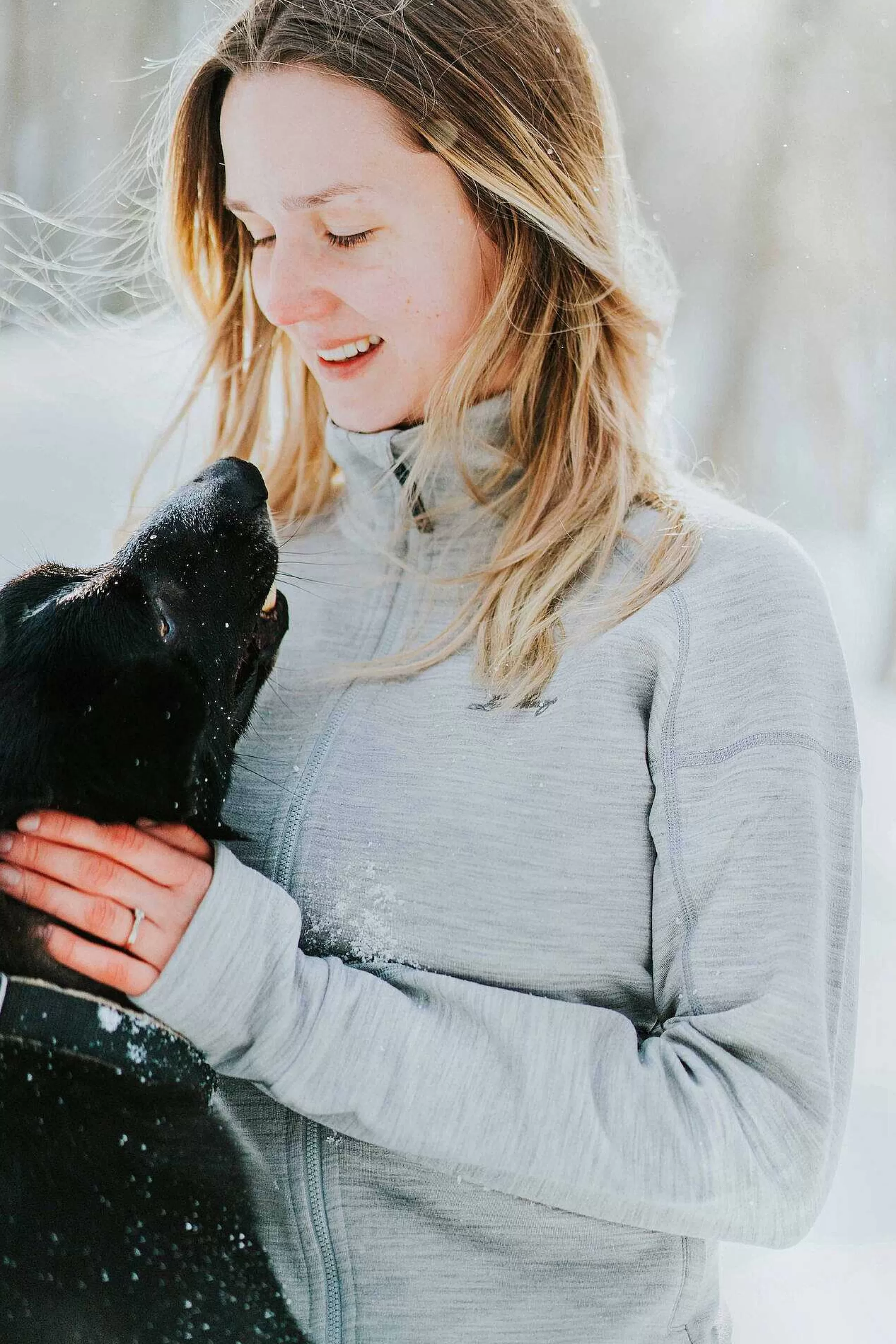 Lundhags Gensere>Ullto Merino Wool Full Zip Mellomlag Dame